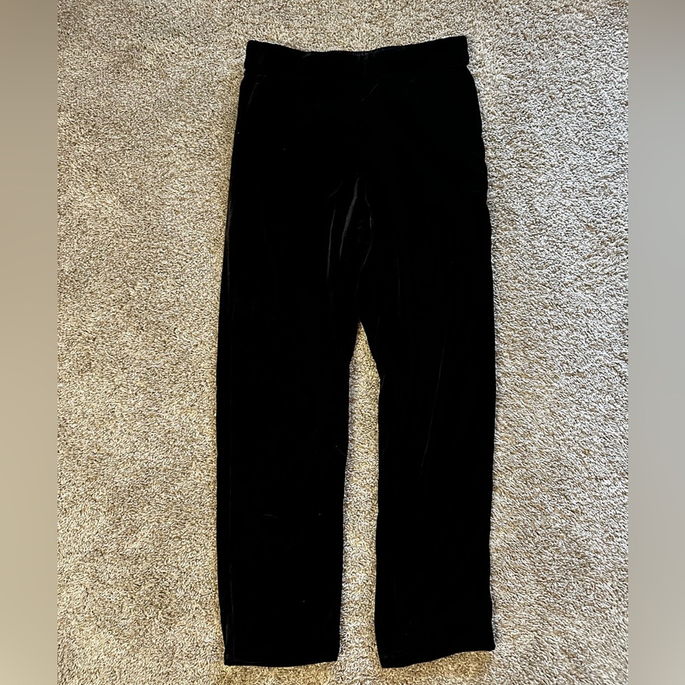 Black Velvet Pants